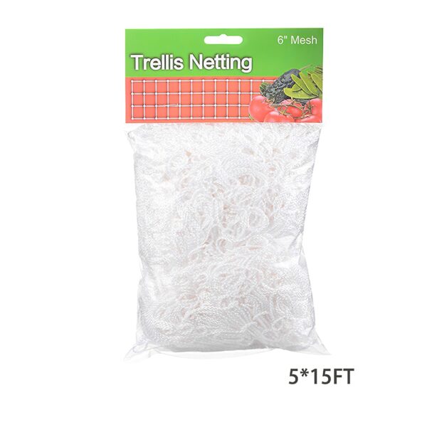Plant Trellis Netting Heavy-Duty Polyester Plant Support Vine Climbing Hydroponics Garden Net Accessories Multi Use Polyester