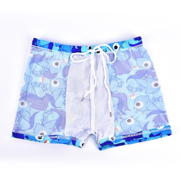 Cartoon Printed Toddler Swimming Trunks Boy Swimwear Pants Ages 0 To 10 Baby Boy Kid Child Swimsuit Summer Swim Wear Shorts