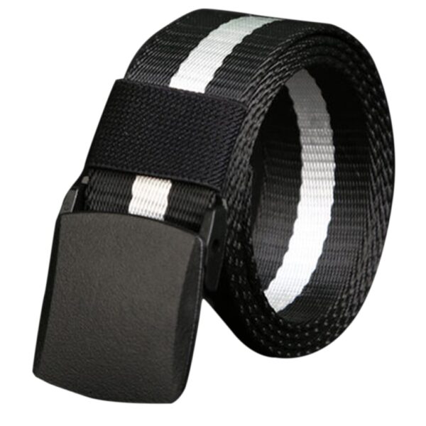Men's casual fashion tactical belt alloy automatic buckle youth students belt outdoor sports training