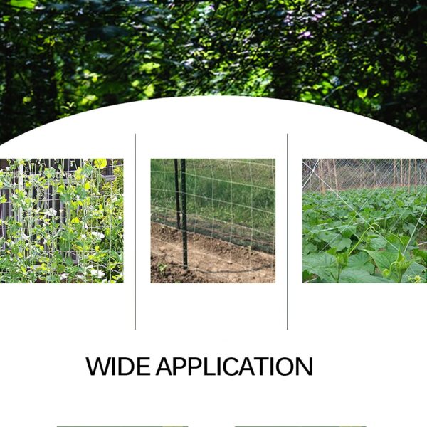 Plant Trellis Netting Heavy-Duty Polyester Plant Support Vine Climbing Hydroponics Garden Net Accessories Multi Use Polyester