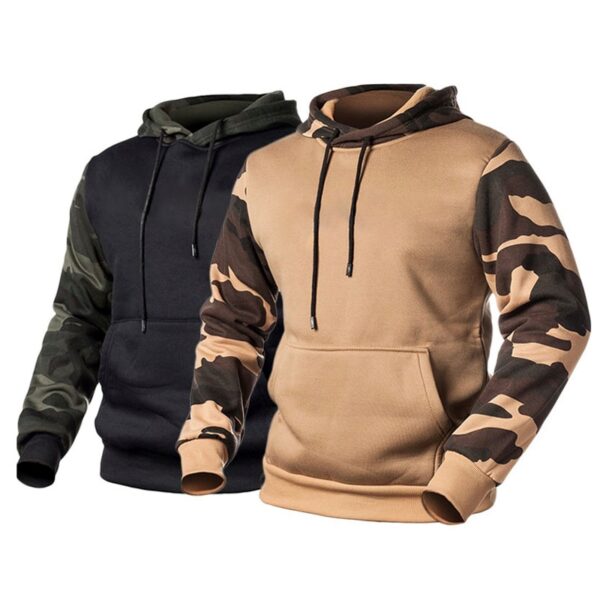 Army Green Men Military Camouflage Hoodies Autumn Winter Hooded Sweatshirts Male Camo Hoody Hip Hop Streetwear Brand Top 4XL
