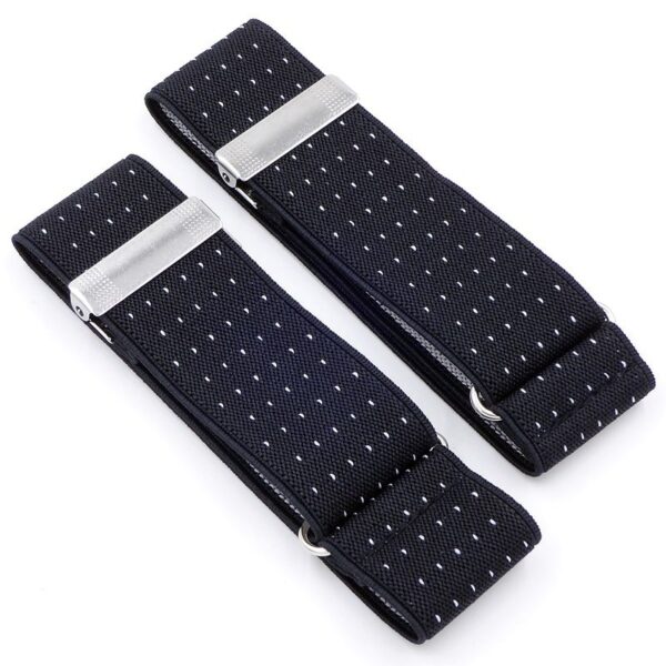 Elasticated Unisex Armbands Sleeve Garter Adjustable Gift Shirt Sleeve Holders Cufflinks Business Wedding Groom Accessories