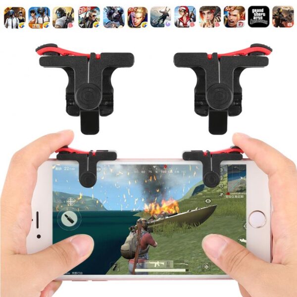 D9 Portable PUBG Game Controller Gamepad Mobile Phone L1 R1 Trigger Shooting Aim Key Button Gamepad Joystick For IOS Android