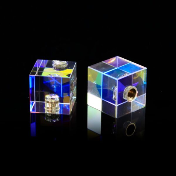 38*38*38mm/1.49*1.49*1.49in Cubic Science Cube Optical Prisma Photography with Four Sides Prism Home Decoration Prism Glass