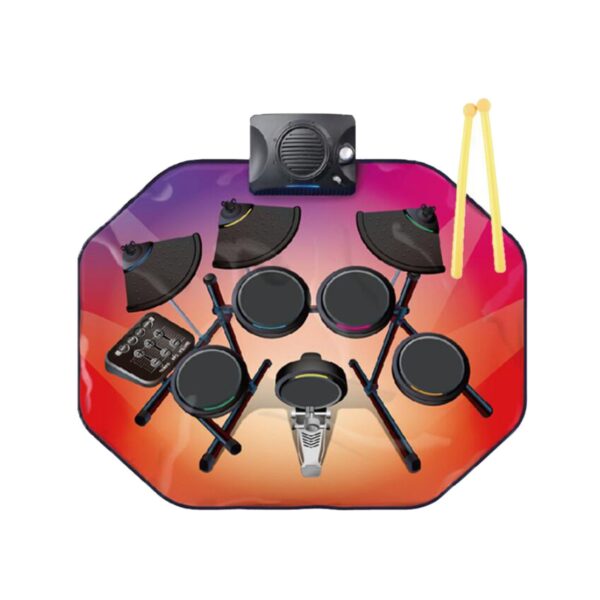 Jazz Drum Blanket Multifunction Musical Instruments Mat Educational Children's Luminous Drum Toy Multi Function Music boys gifts