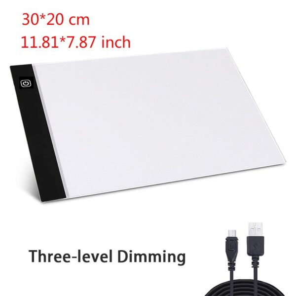 Elice A4 LED Light Pad for Diamond Painting, USB Powered Light Board Digital Graphics Tablet for Drawing Pad Art Painting board