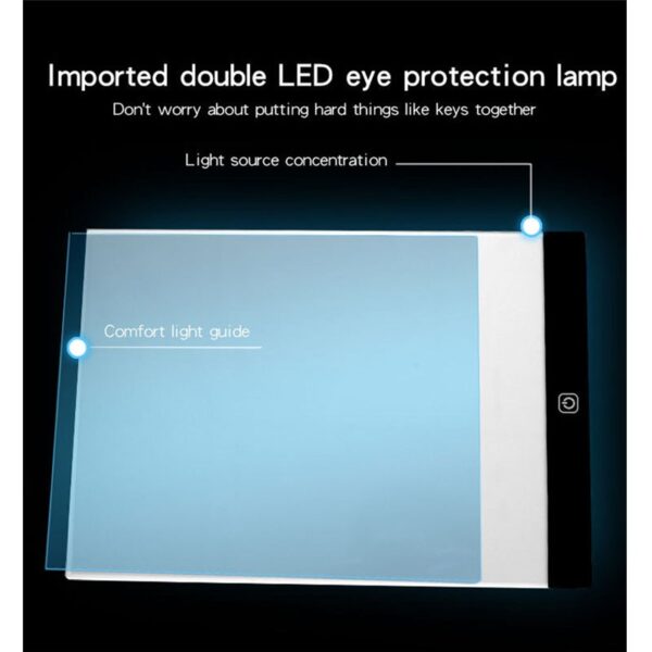 3 Level Dimmable Led Drawing Copy Pad Board for Baby Toys A5 Size Painting Educational Toys Creativity for Children
