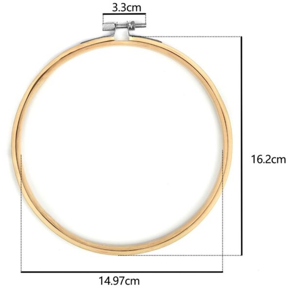 10-30CM Bamboo Frame Embroidery Hoop Ring DIY Needlecraft Cross Stitch Machine Round Loop Hand Household Sewing Tools 8 Size