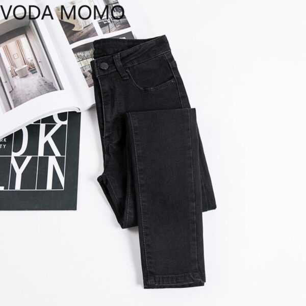 Jeans Female Denim Pants Black Color Womens Jeans woman Donna Stretch Bottoms Skinny Pants For Women Trousers plus size